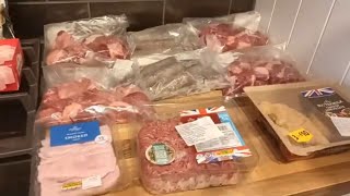 Discount Meat Grocery Haul 🙏🙏 prepping blessed shopping haul groceryshop community [upl. by Alym]