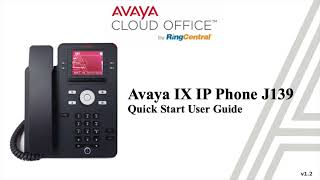 Understanding Avayas J139 IP Phone  Quick User Guide [upl. by Pachston]