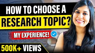 How to choose a research topic in 3 ways  Research topic ideas  Learn to select research topics [upl. by Suoirrad860]