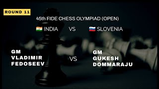 Vladimir Fedoseev vs Gukesh Dommaraju  London System  Accelerated London Syste [upl. by Otrebmal]