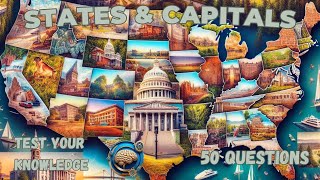 Can You Name All 50 US States and Capitals [upl. by Nave]