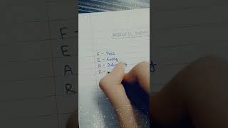 Acrostic Poem on Fear  acrosticpoem acrostics fear [upl. by Schram]