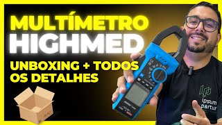 🔥 UNBOXING Multímetro e Alicate Amperímetro HIGHMED – Equipamento de Precisão que Você Precisa ⚡📦 [upl. by Erbas]