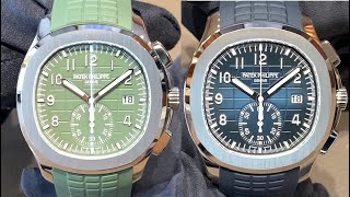 PATEK PHILIPPE  Aquanaut Chronograph 5968G001 5968G010 百达翡丽 手雷白金 [upl. by Cozza]