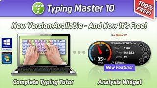 How to download Typing Master full version in PCLaptop [upl. by Ellennej]