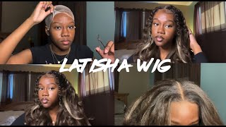 I tried the Bald Cap Method for the first time  Sensationnel What lace Latisha Flamboyage Mocha [upl. by Agnese41]