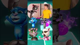 Talking Tom 🆚 Talking Angela 🆚 Talking Ginger 🆚️ Bro Hacker 🎶 Coffin Dance 🎮 Tiles Hop coffindance [upl. by Lledniuq]