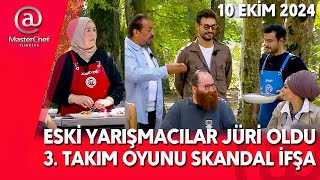 MASTERCHEF 3 TAKIM OYUNU KAZANAN İFŞA ESKİ YARIŞMACILAR TORPİL Mİ YAPTI 10102024 TV8 CANLI İZLE [upl. by Thoer]