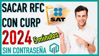 Cómo Sacar el RFC con CURP en 2024  Trámites SAT  Fiscal  Contador Contado [upl. by Sapowith]