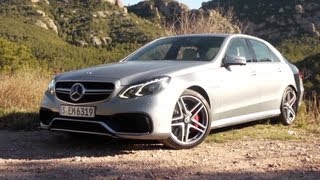 2014 MercedesBenz E63 AMG 4MATIC  Driven  CAR and DRIVER [upl. by Hgielek653]