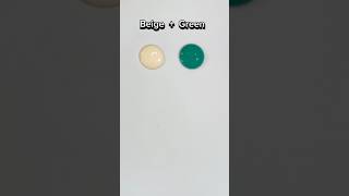 Mixing Beige  Green shorts explore colormixing paintmixing asmr satisfying deutsch diy [upl. by Quenna]