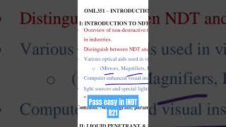 Pass easy in INDT R21  Introduction to Non Destructive Testing  Anna University  Dhronavikaash [upl. by Julita551]