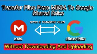 How to Transfer Files From MEGA To Google Shared Drive [upl. by Morrie]