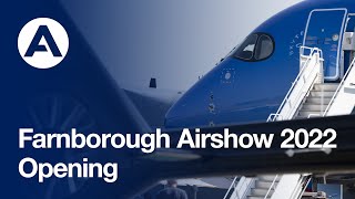 Farnborough Airshow 2022  Opening [upl. by Grega239]