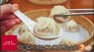 PORK XIAOLONGBAO  Din Tai Fung🍤🍜🔥 [upl. by Ynetruoc850]