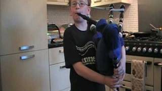 9 year old Lewis playing the Bagpipes [upl. by Ohare]