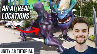 Create AR Games at real locations Unity  Lightship VPS Tutorial [upl. by De526]