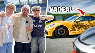 Vadeal fährt zum ersten mal Porsche 😱🏎 geht schief [upl. by Bary]