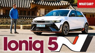 NEW Hyundai Ioniq 5 N review – FINALLY a great hot hatch EV  What Car [upl. by Sverre386]