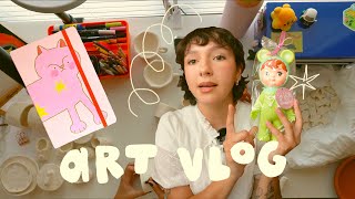 manufacturing with vograce glazing ceramics amp another semester in art school  studio vlog [upl. by Liborio725]