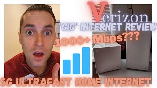 TESTING VERIZON 5G ULTRA FAST HOME INTERNET Gig Internet [upl. by Sieracki]