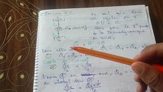 exercice sur la thermodynamiquecycle de carnot [upl. by Xantha]