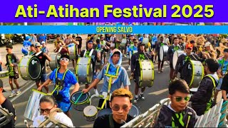 ATIATIHAN FESTIVAL 2025  OPENING SALVO  KALIBO AKLAN PHILIPPINES 🇵🇭 [upl. by Aaberg165]