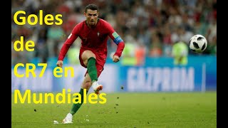 GOLES CRISTIANO RONALDO EN MUNDIALES [upl. by Hanako788]