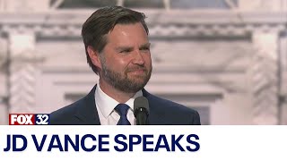 ‘America needs President Trump’ VP pick JD Vance addresses RNC [upl. by Aradnahc]