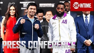 Pacquiao vs Broner Fight Week Press Conference  SHOWTIME PPV [upl. by Yentirb163]