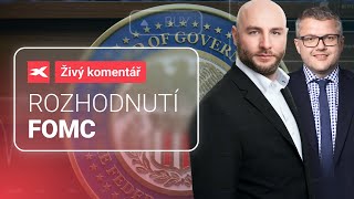 ŽIVÝ KOMENTÁŘ XTB Rozhodnutí FOMC o úrokových sazbách [upl. by Pampuch]