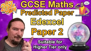 Edexcel GCSE Maths  Predicted Paper 2  June 2024  Higher Tier [upl. by Kanya]