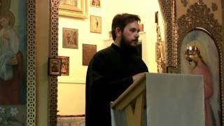 Hieromonk Vasilije Speech on quotMonasticismquot Part 3 St Sophia Ukrainian Orthodox Church Waterloo [upl. by Ennairol]