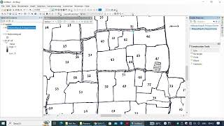 Georeferencing Cadastral Maps 103  How to Digitize the Cadastral Map using Arc GIS part 3 [upl. by Issi855]