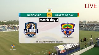 Nations Fc Vs Hearts Of Oak Live Streaming Now [upl. by Noterb144]