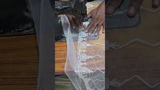 Making of Indian Floral Saree  Made Inside shorts indian saree [upl. by Ailaham]