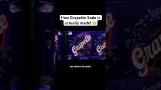 How Grapette Soda is actually made 😳 grapetree grape walmartshopping [upl. by Margaretta]