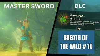 MASTER SWORDKOROK FORESTBREATH OF THE WILD PLAYTHROUGHPART 10 INCLUDING KOROK MASK DLC [upl. by Flora]