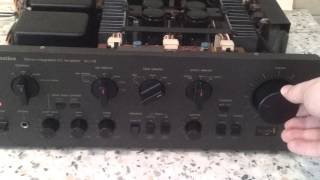 Technics SUV8  Vintage stereo integrated amplifier [upl. by Aihseket]