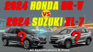 2024 Honda BRV vs 2024 Suzuki XL7  All new BRV vs XL7 2024 [upl. by Jonathan]