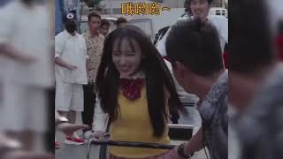 Cheng Xiaos photoshoot and behind the scenes from movie Detective Chinatown 3 [upl. by Windy435]