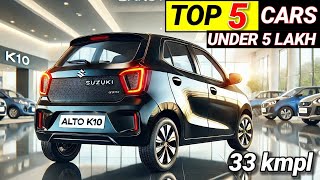 Top 5 Cars Under 5 Lakh [upl. by Annaegroeg]