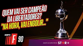 SORTEIO DA LIBERTADORES DEFINE OITAVAS DE FINAL quotO CAMPEÃO VAI SER Oquot  F90BR DEBATE [upl. by Hanselka369]