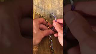 Double Fisherman’s Knot fishingknots camping boyscouts howtotieknot [upl. by Kieffer]