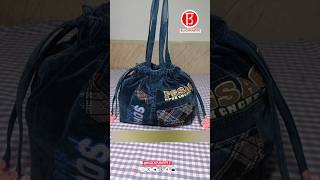 Tutorial on how to make a drawstring bag from pants Part [upl. by Ahen824]