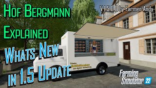 🚨 Hof Bergmann 15 Whats New 🚨  Farming Simulator 22 [upl. by Llirred]