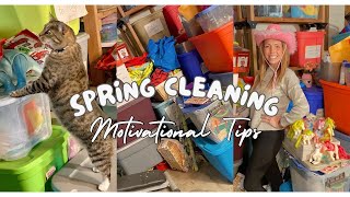 Declutter the Basement  Spring Cleaning Motivational Tips [upl. by Timothea]