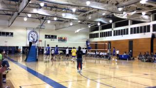 Kelsey Yogi Volleyball Highlights 2015 Punahou vs Kamehameha [upl. by Gnilrac49]