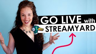 FACEBOOK Tutorial How Go LIVE with STREAMYARD [upl. by Enomar]