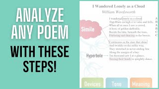 Analyze ANY Poem With These Steps [upl. by Jasmine674]